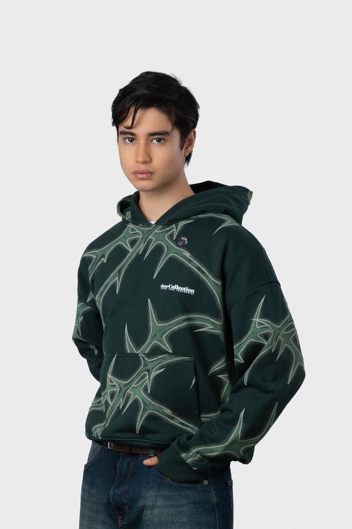 POLERA CON CAPUCHA DRUS