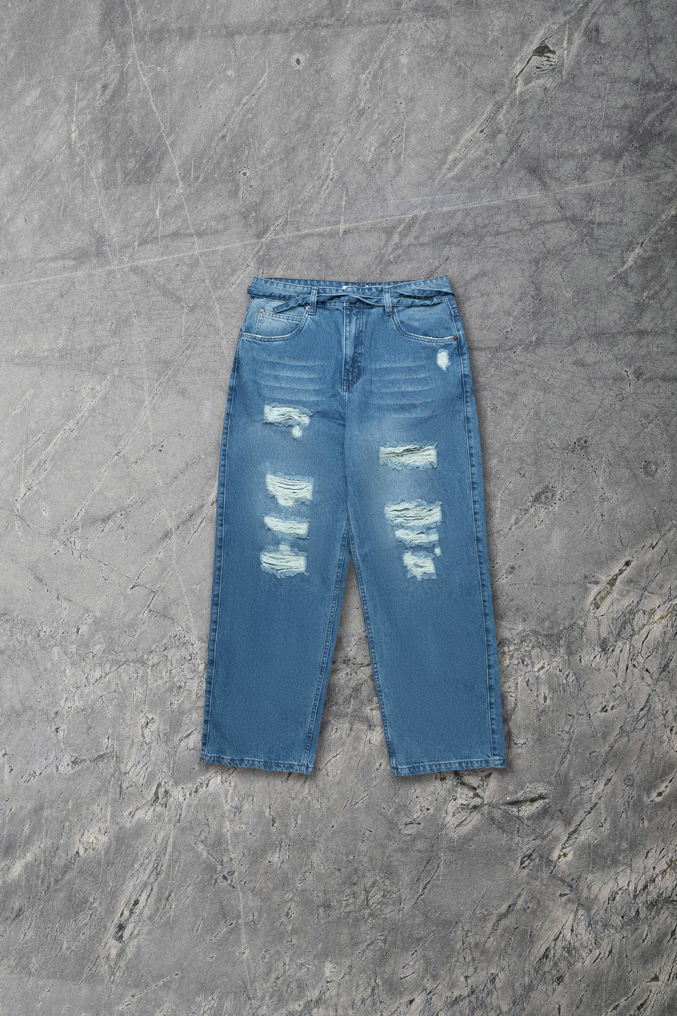 PANTALÓN BAGGY CLASS RASGADO
