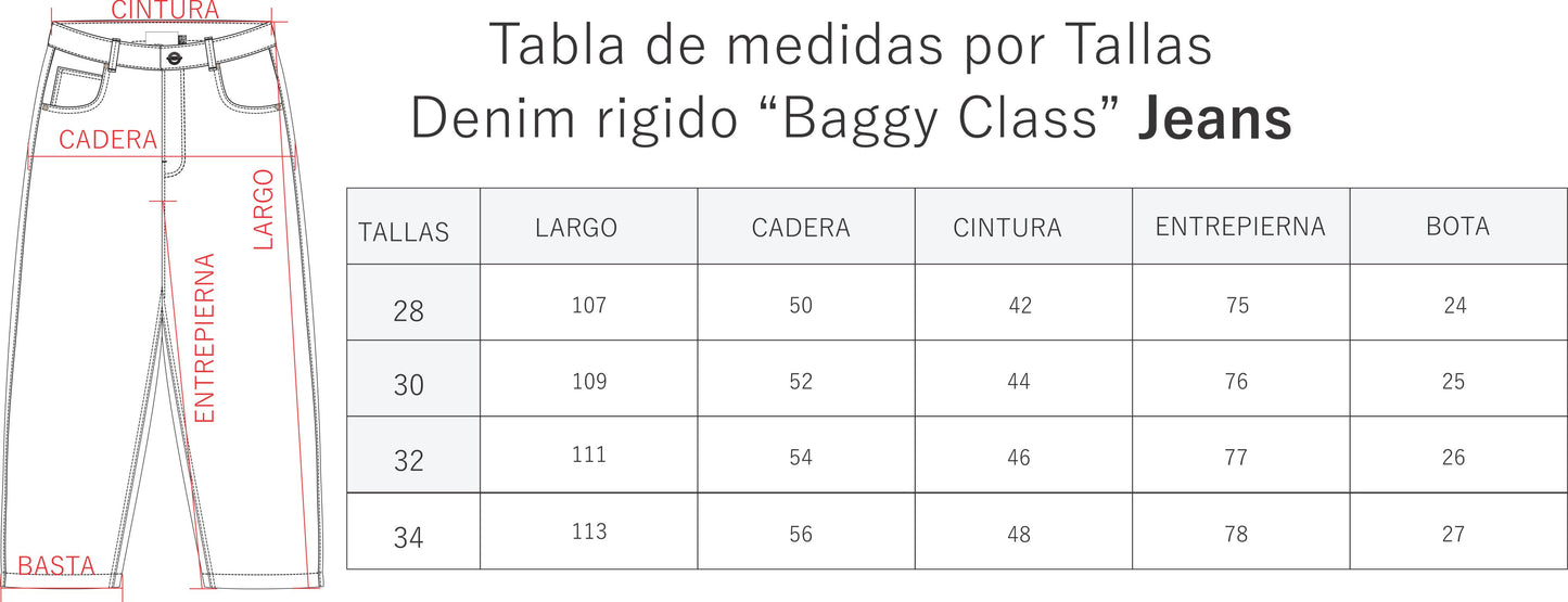 PANTALON BAGGY CLASS (DENIM)