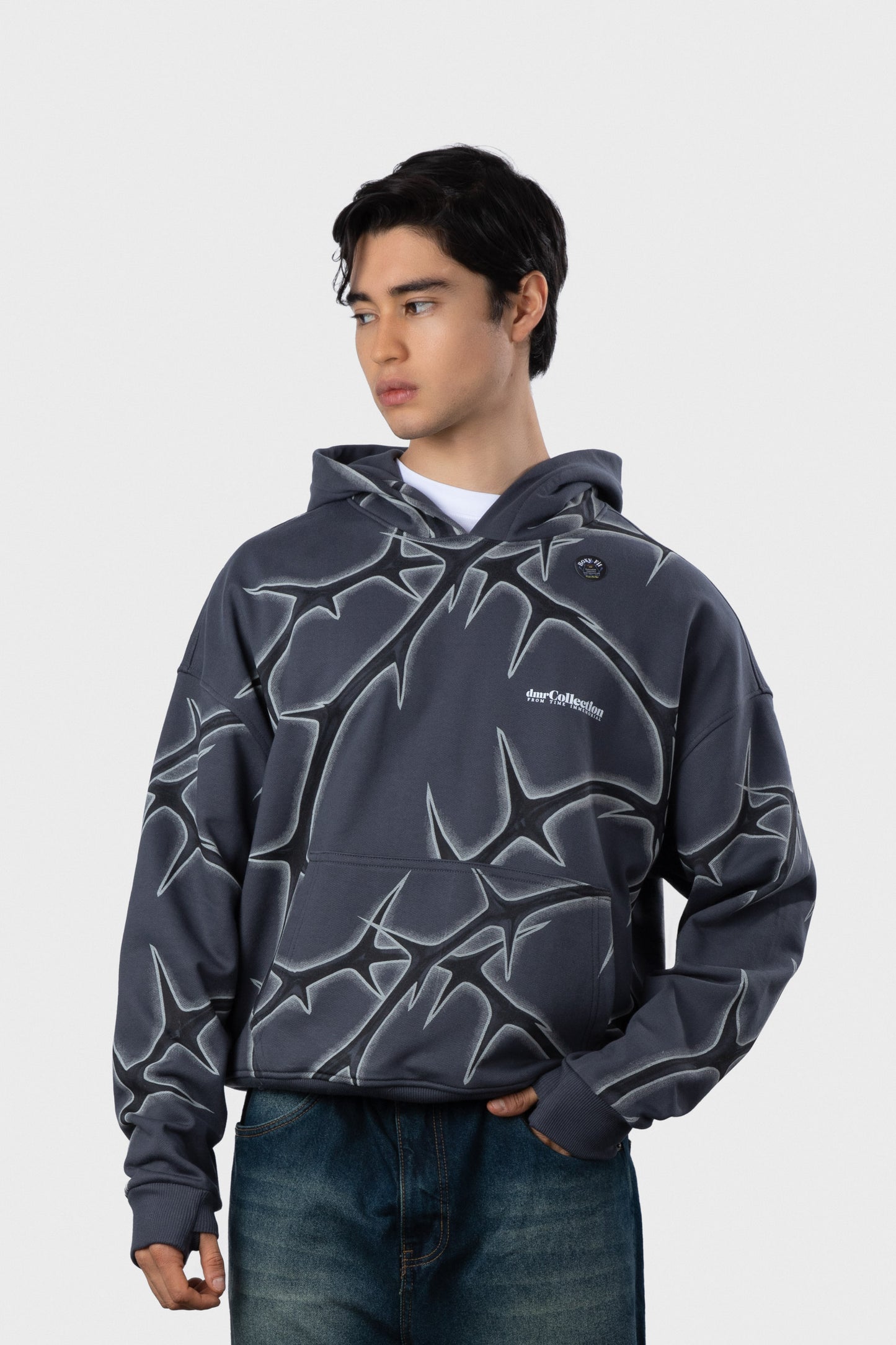 POLERA CON CAPUCHA DRUS