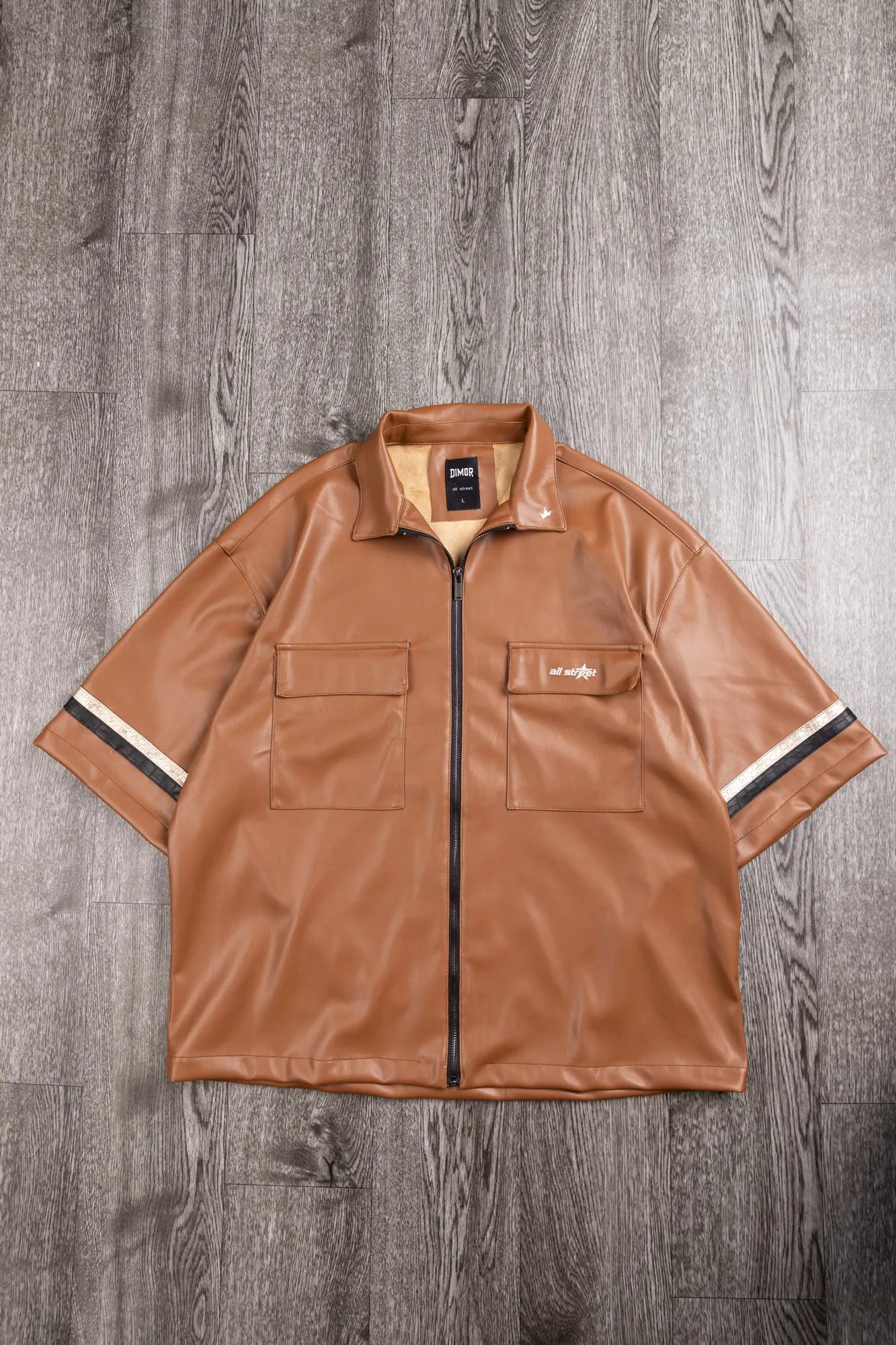 CAMISA CUERINA MANGA CORTA NRO39