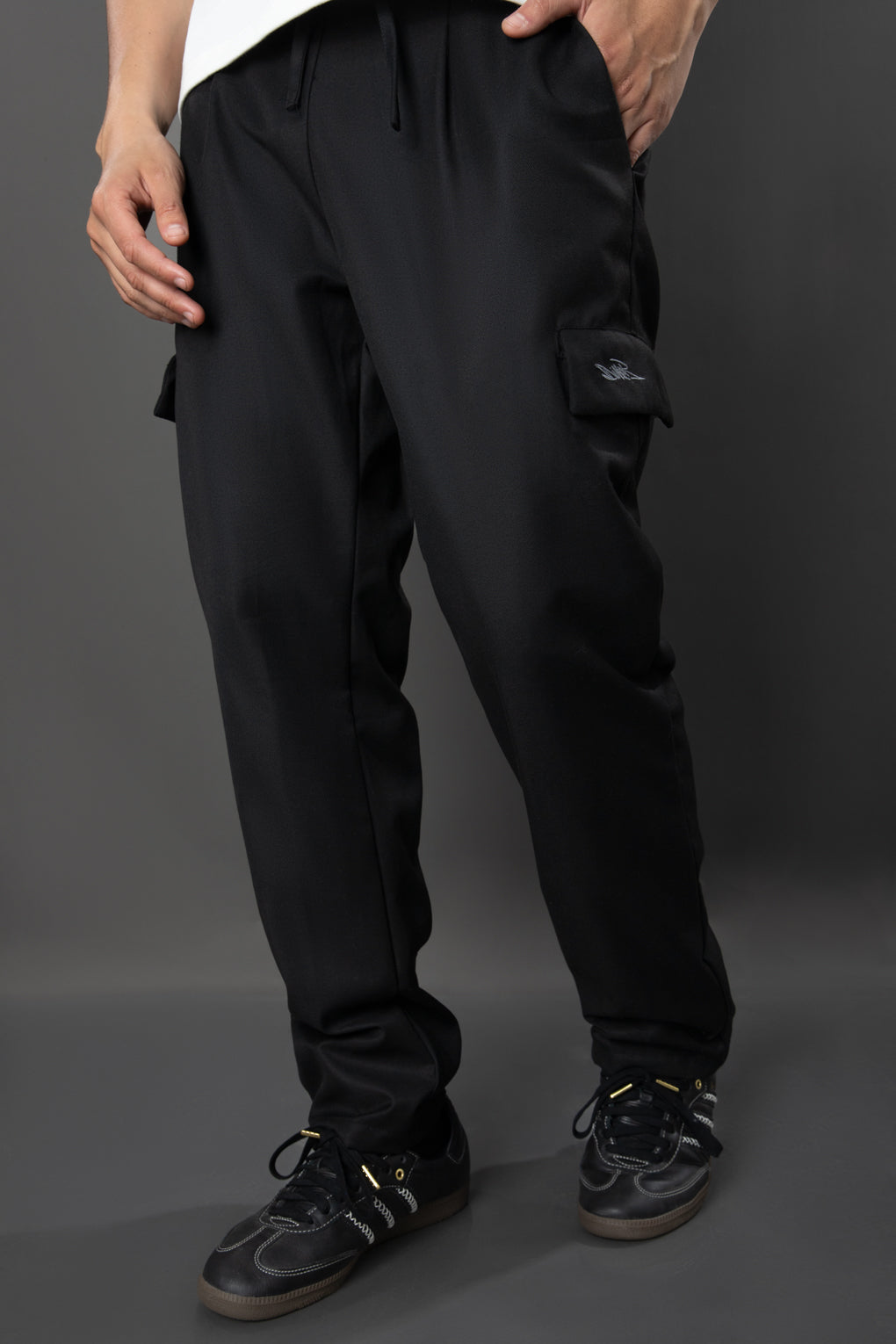 PANTALON REGULAR WOOL (BULL DENIM)