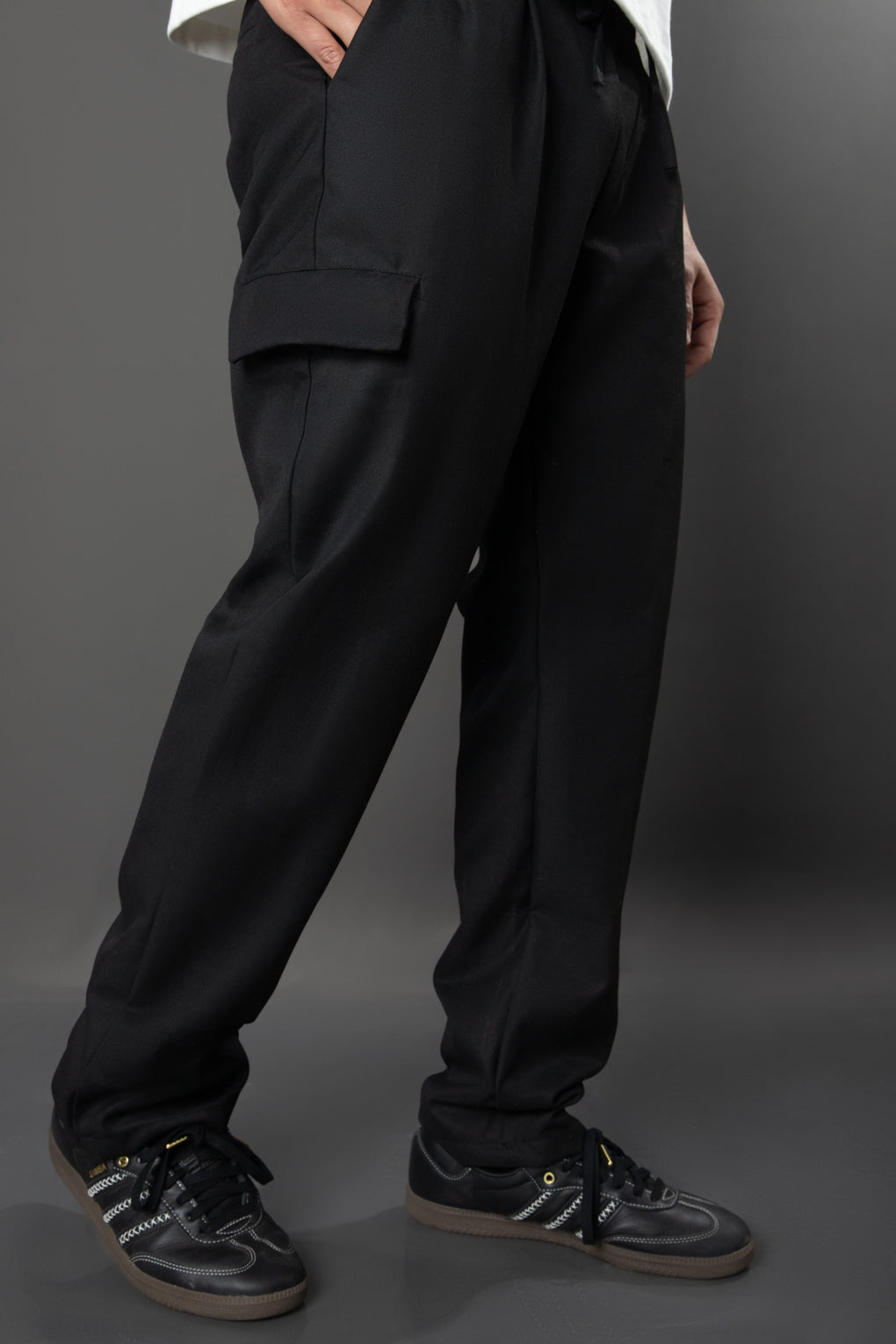 PANTALON REGULAR WOOL (BULL DENIM)