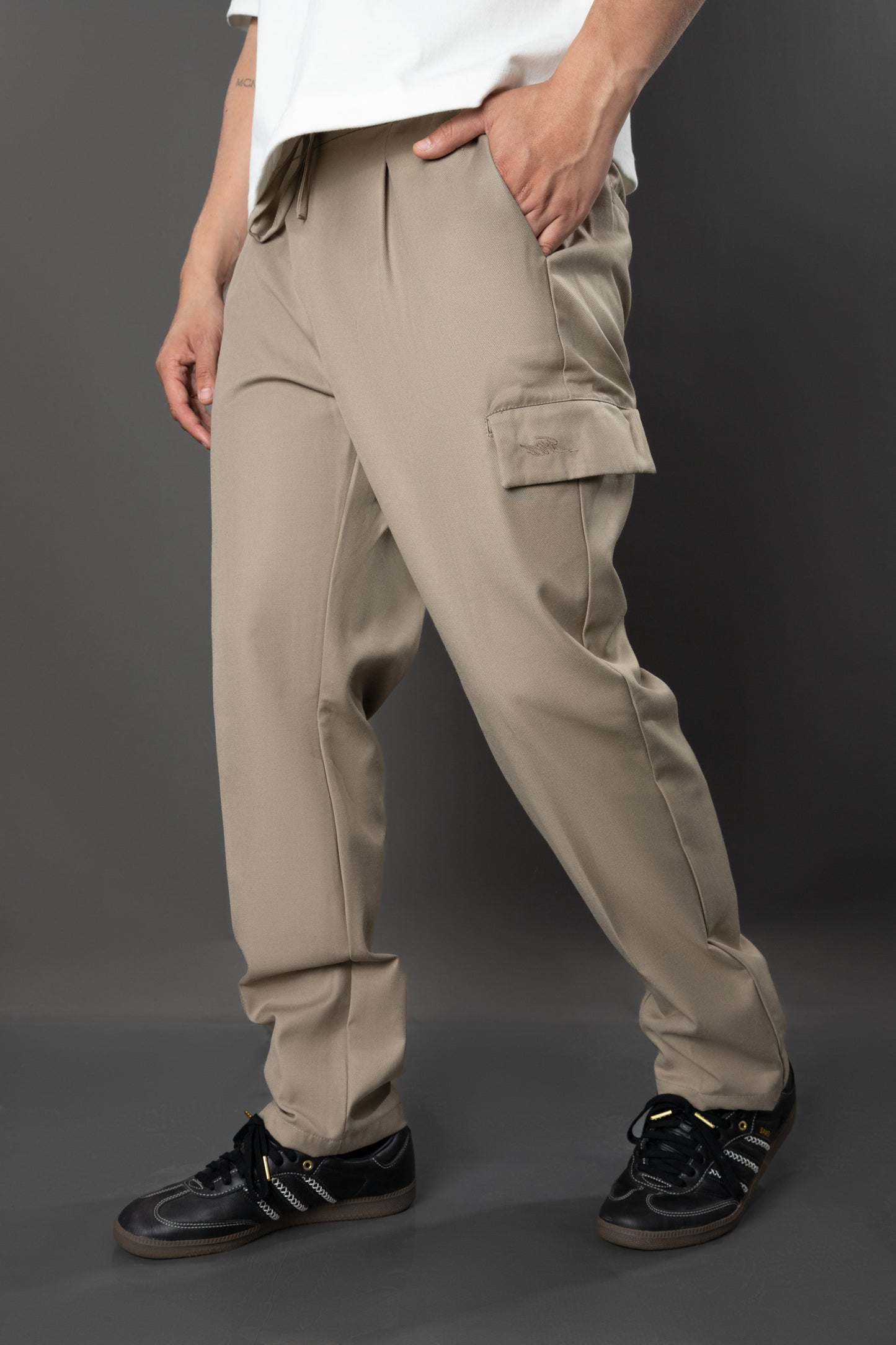 PANTALON REGULAR WOOL (BULL DENIM)