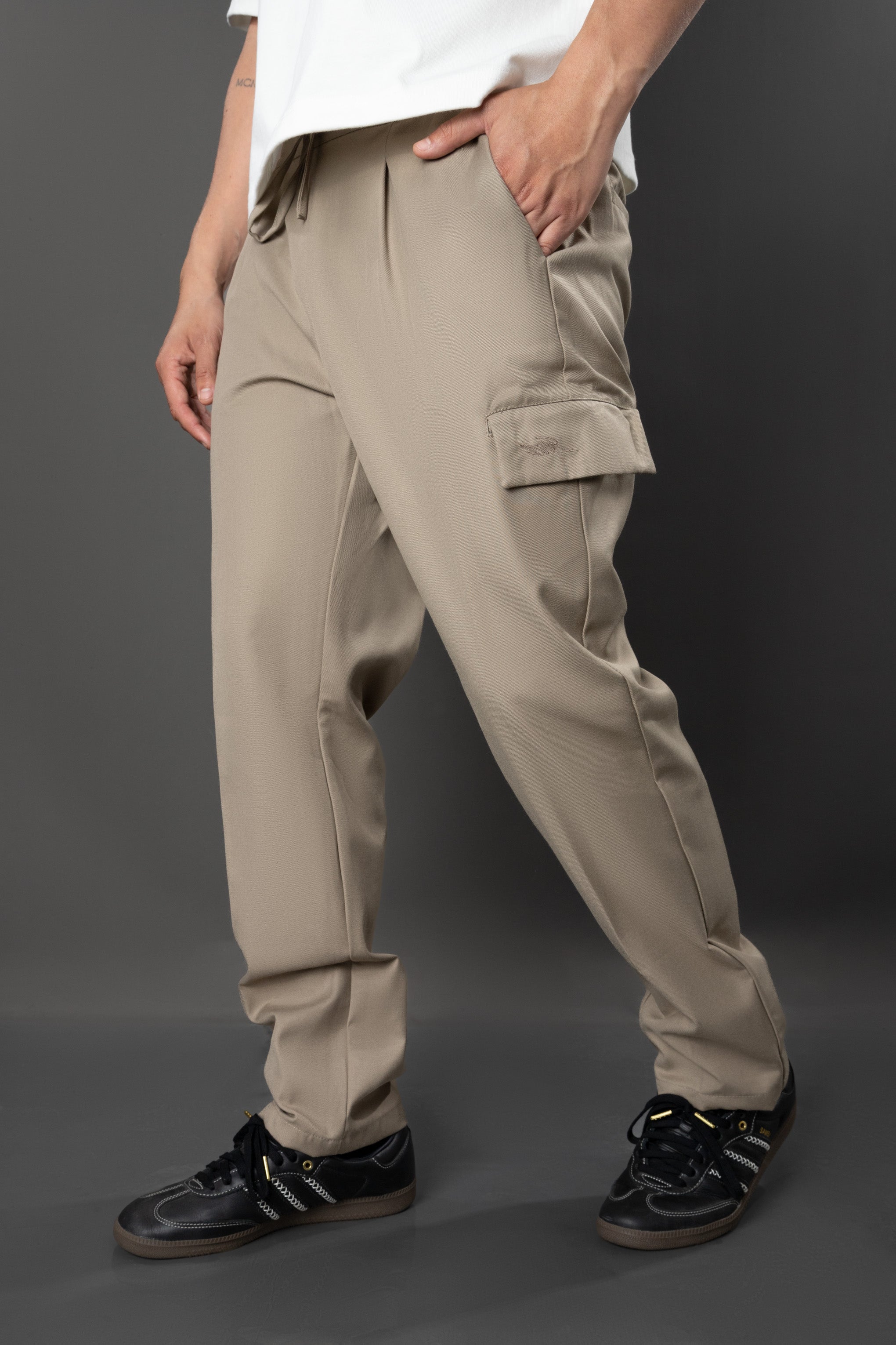 PANTALON REGULAR WOOL (BULL DENIM)