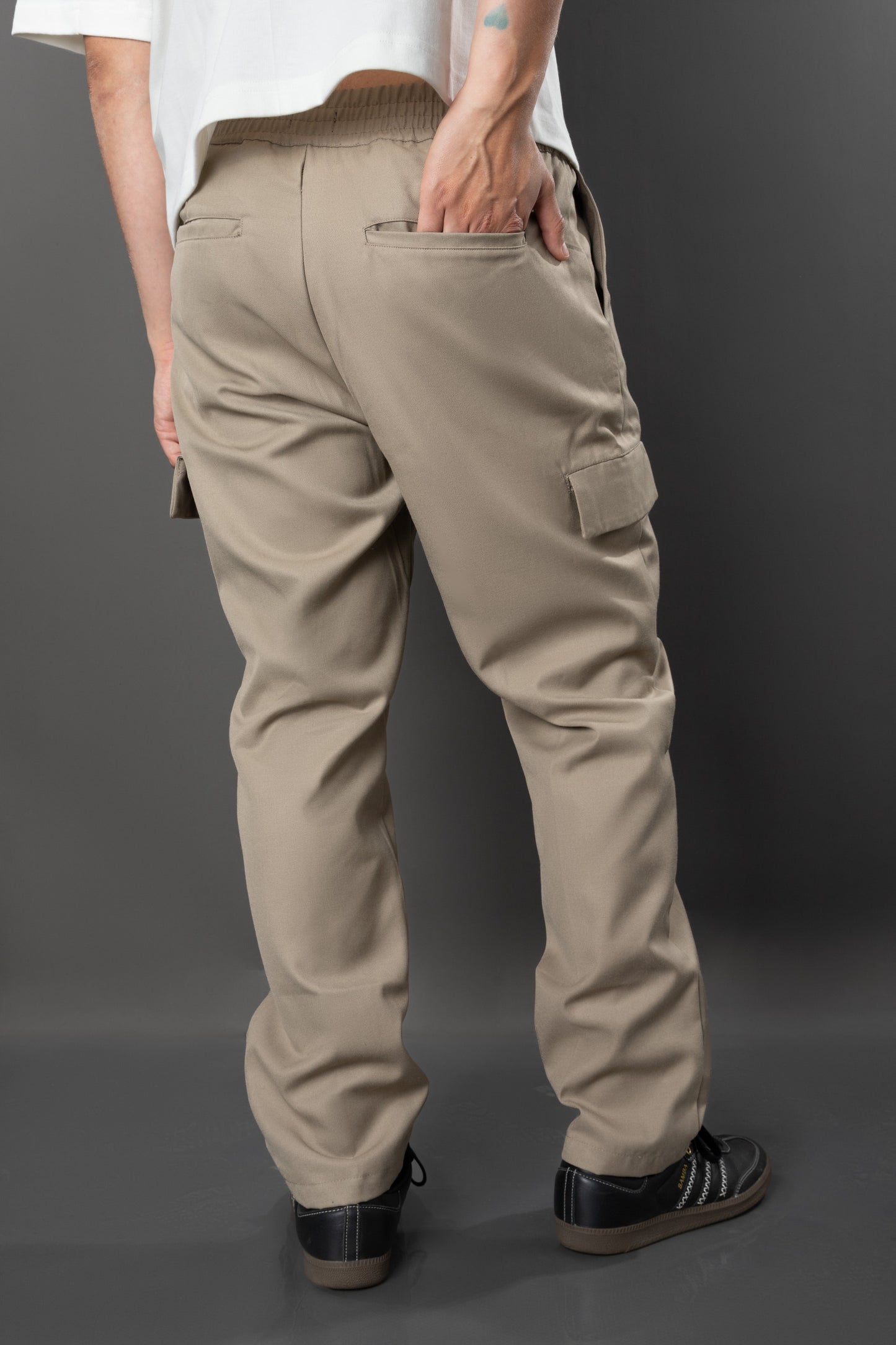 PANTALON REGULAR WOOL (BULL DENIM)