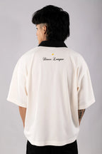 POLO CAMISERO LONG BOXY SKY