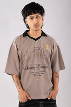 POLO CAMISERO LONG BOXY SKY