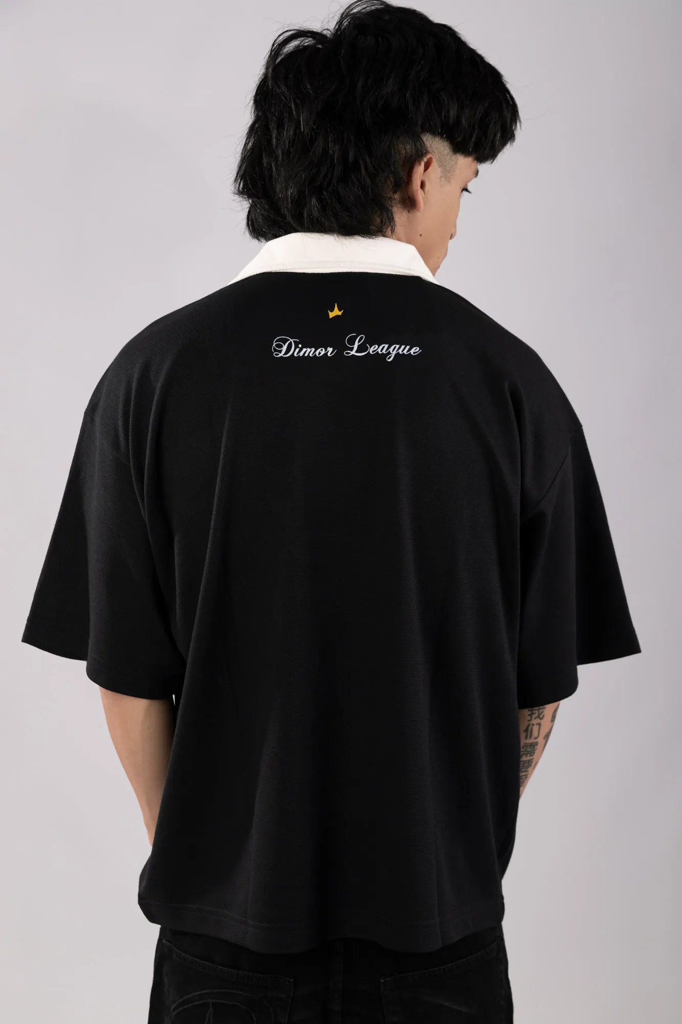 POLO CAMISERO LONG BOXY SKY