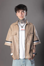 CAMISA CUERINA MANGA CORTA NRO39