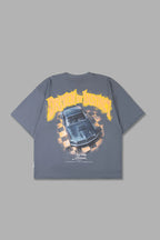 POLO LONG BOXY FIT MUSTANG