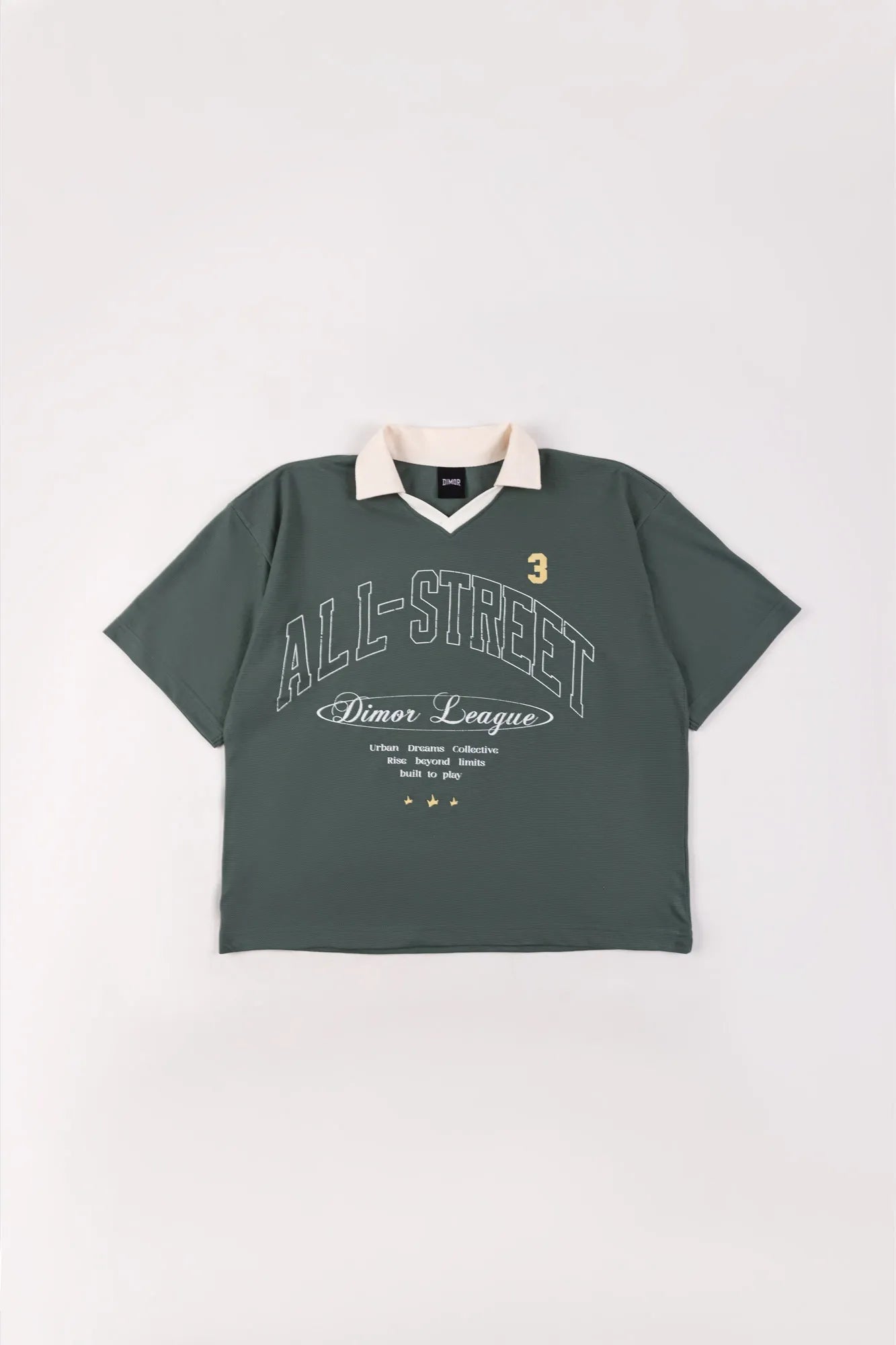 POLO CAMISERO LONG BOXY SKY