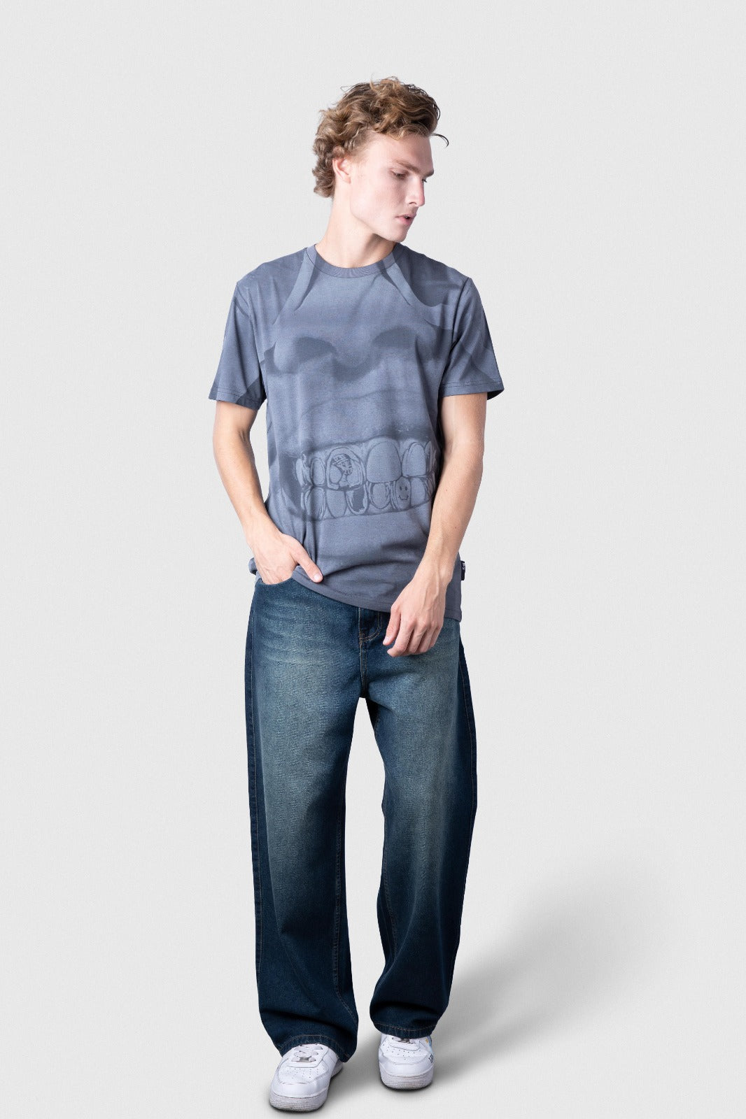 POLO REGULAR FIT SMOKE